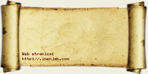 Janko Sirotić vizit kartica